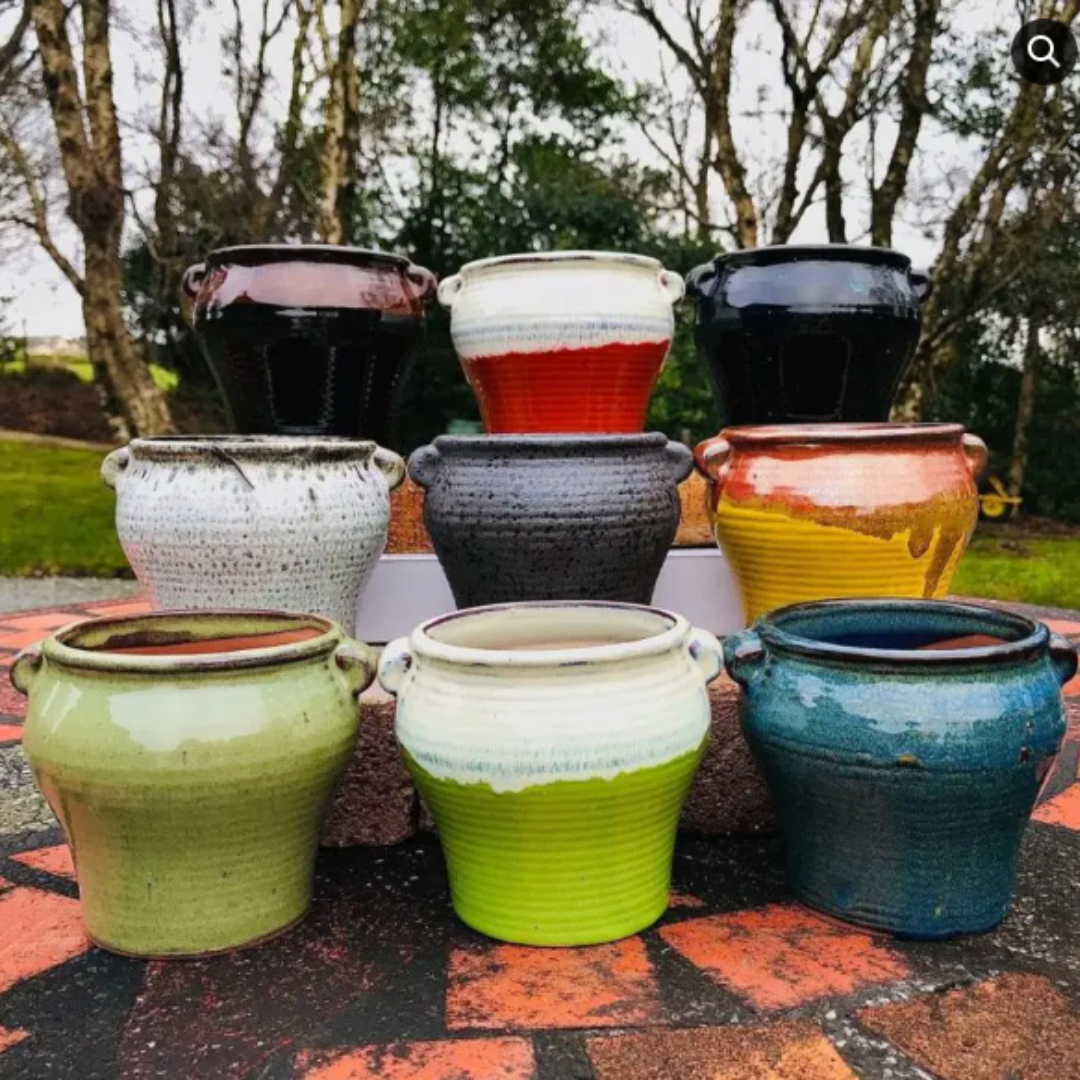 Crock & Handles Pot 13cm x 10cm
