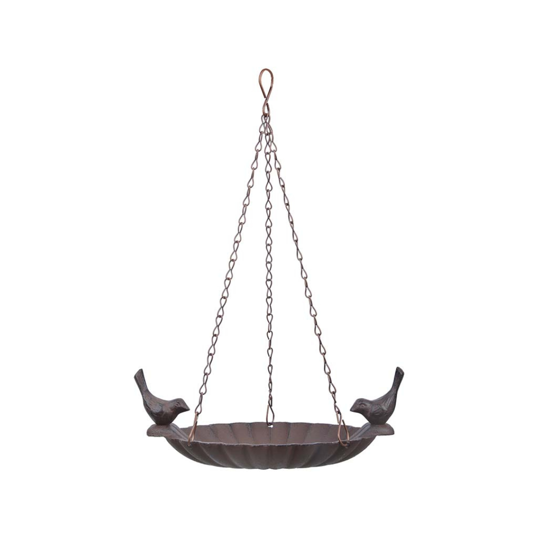 Esschert Design Hanging Bird bath With 2 Birds