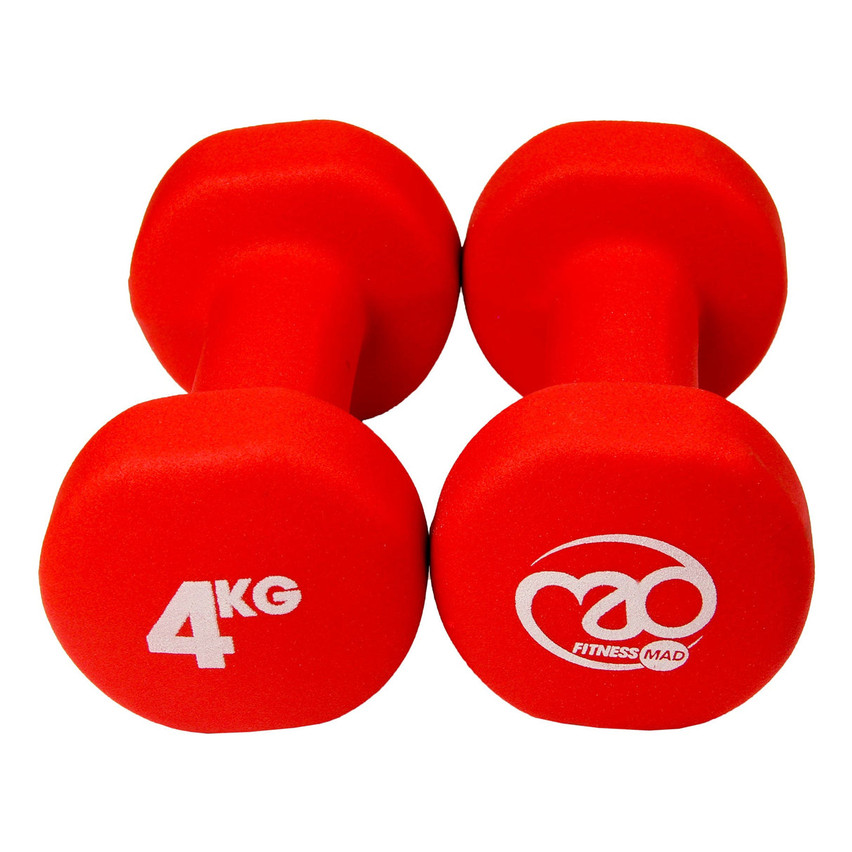 Fitness-Mad Neoprene Dumbbells 4kg