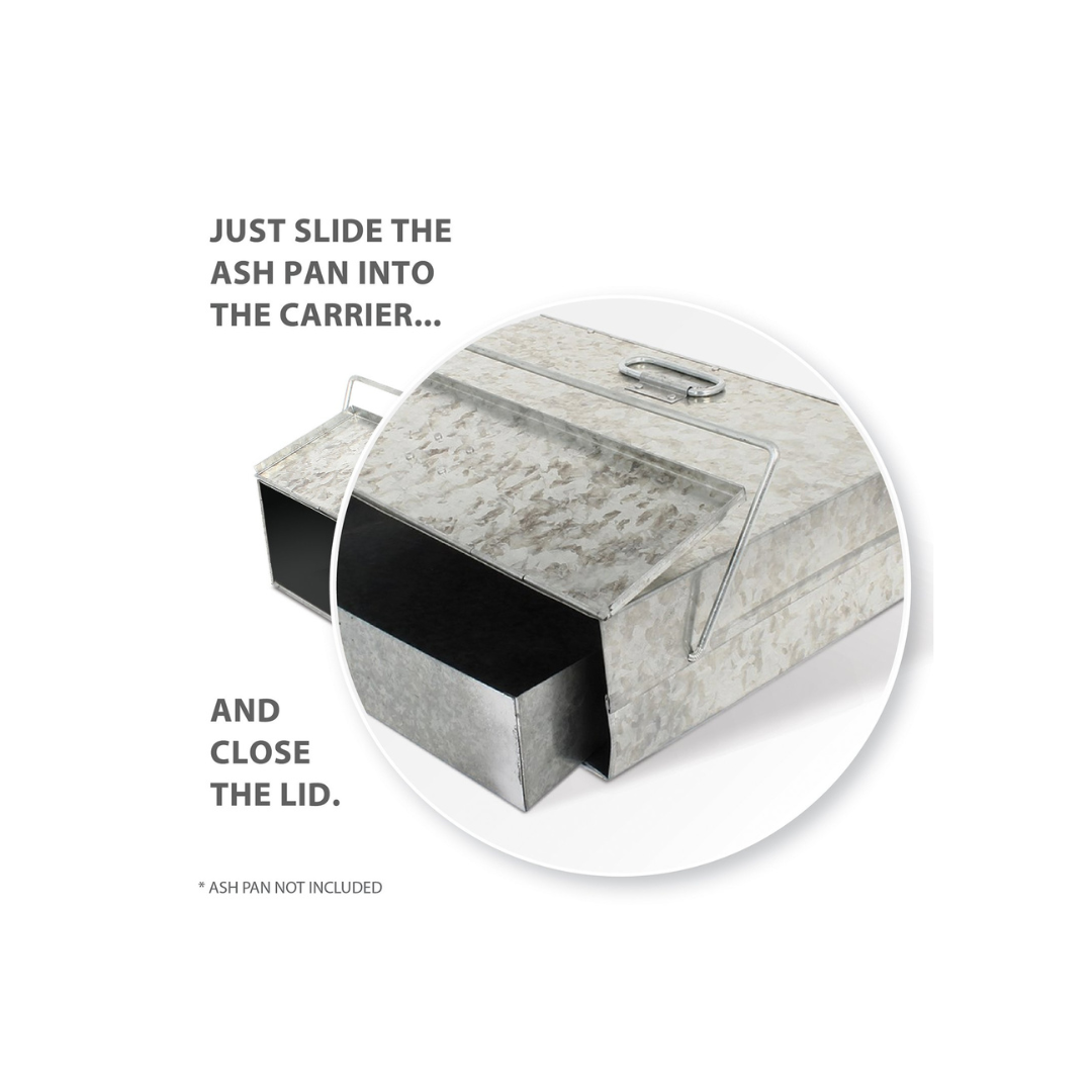 Mansion Ash Carrier - Galvanised Steel