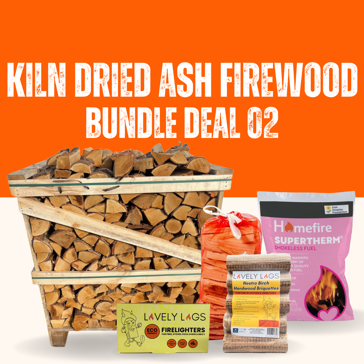 Kiln Dried Ash Firewood Bundle Deal 2