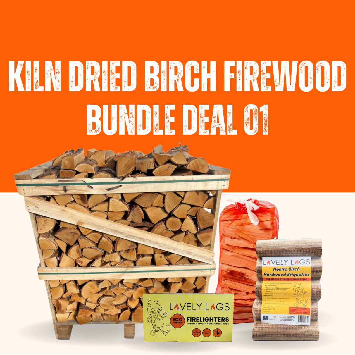 Kiln Dried Birch Firewood Bundle Deal 1