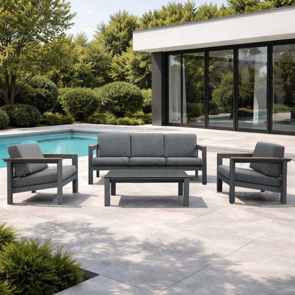 Mimo Arve 5 Seater Aluminium Outdoor Sofa Set