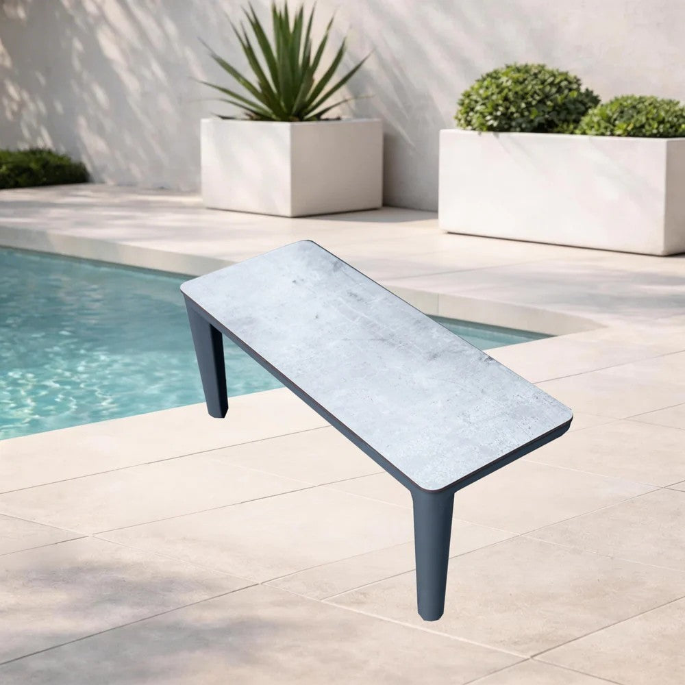 Mimo Aurel 9 Seater Aluminium Modular L Shaped Outdoor Corner Sofa Set
