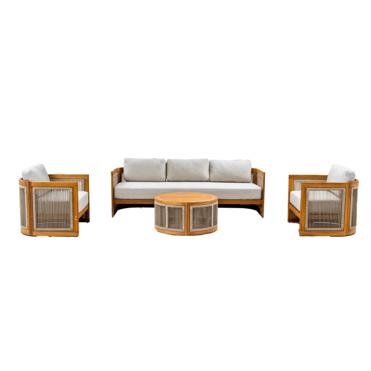 Mimo Caven 5 Seater Lounge Set With Armchairs