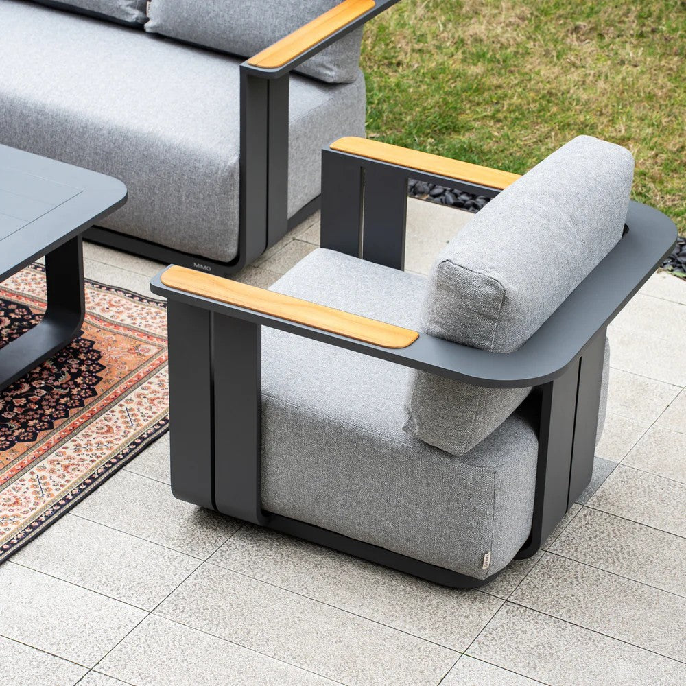 Mimo Varel 2 Seat Sofa Set With Talara Table