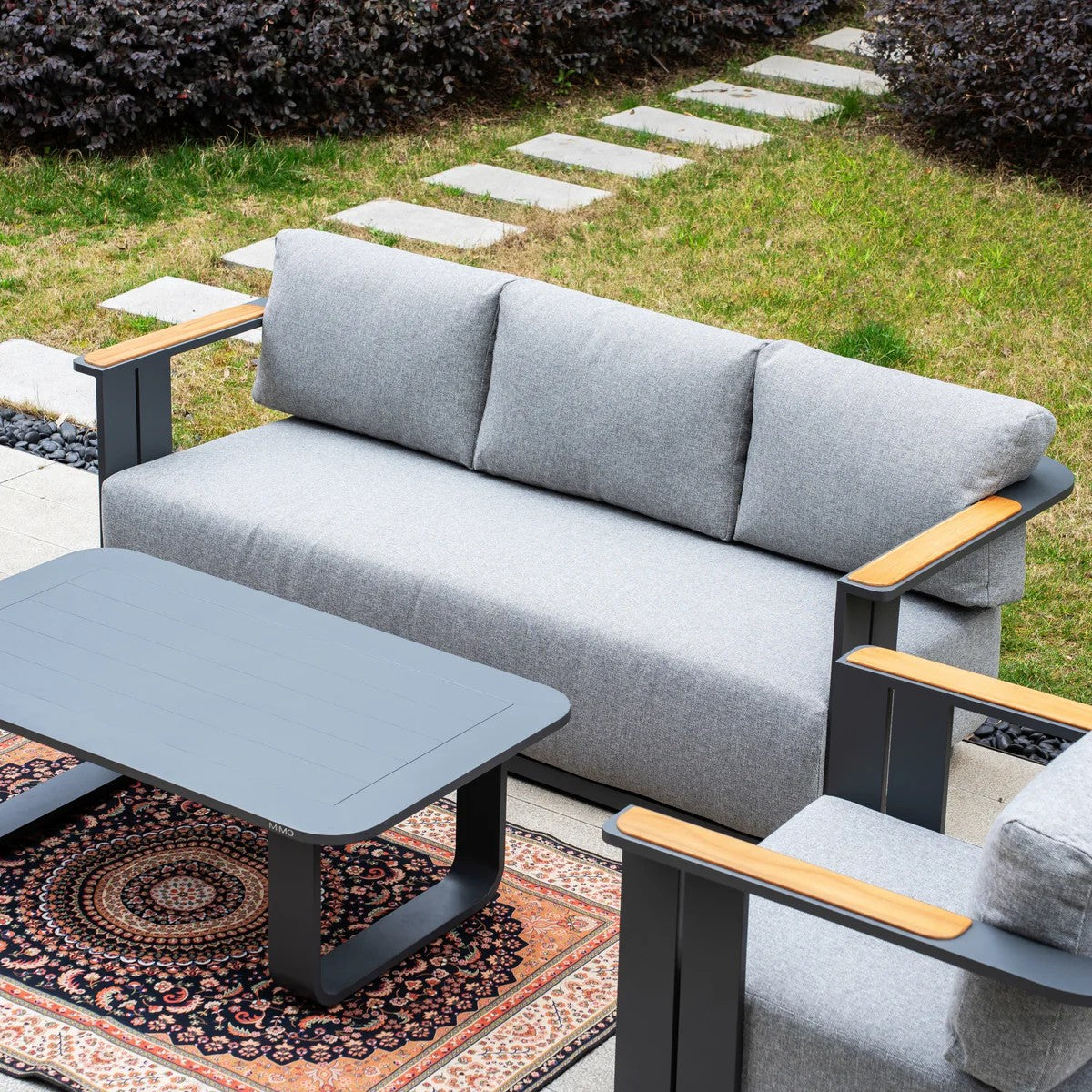 Mimo Varel 4 Piece Sofa Set With Talara Coffee Table
