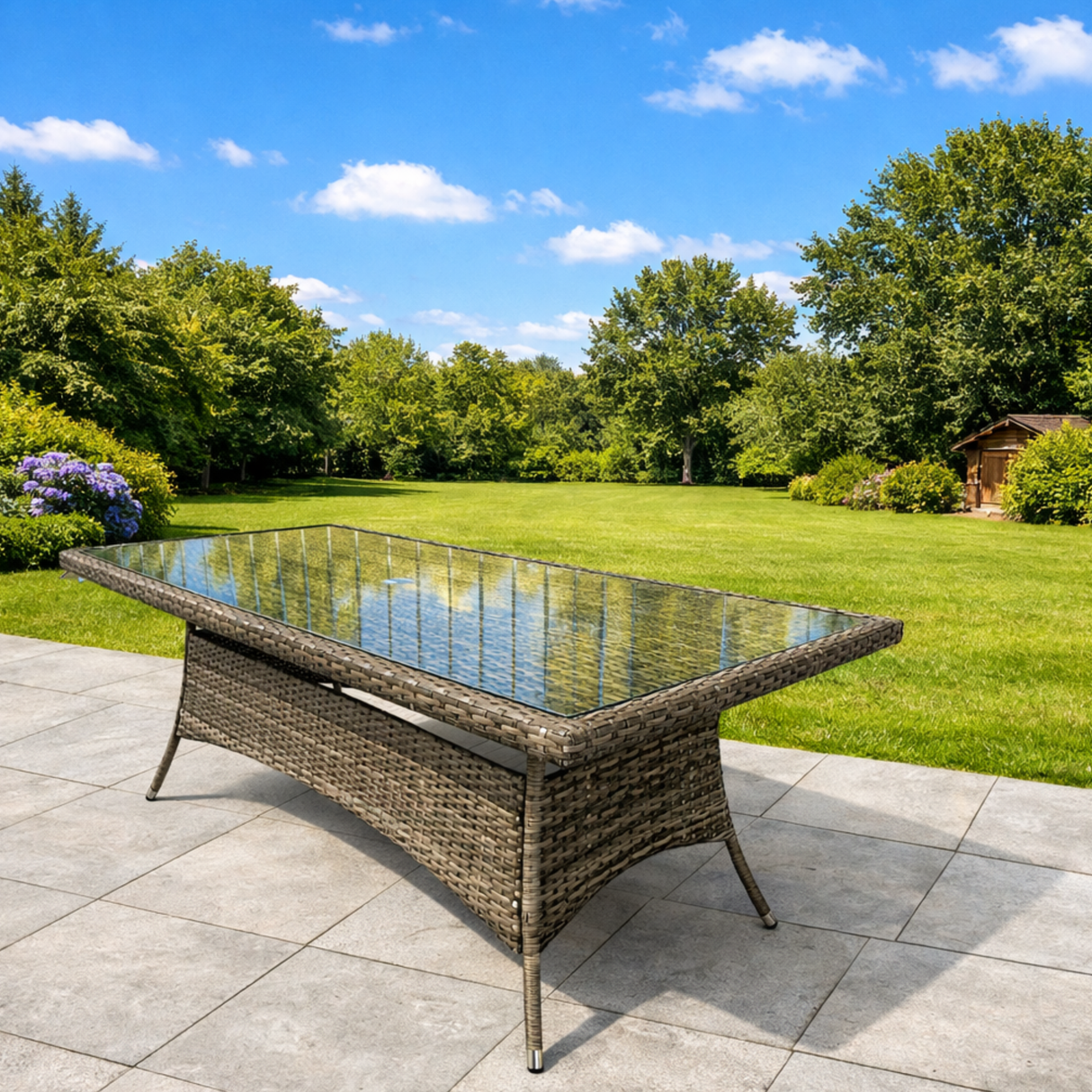 Monaco 8 Seat Ratan Outdoor Dining Set