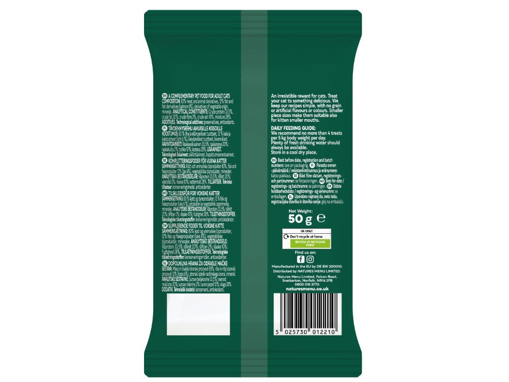 Natures Menu Cat Treats Salmon 50g