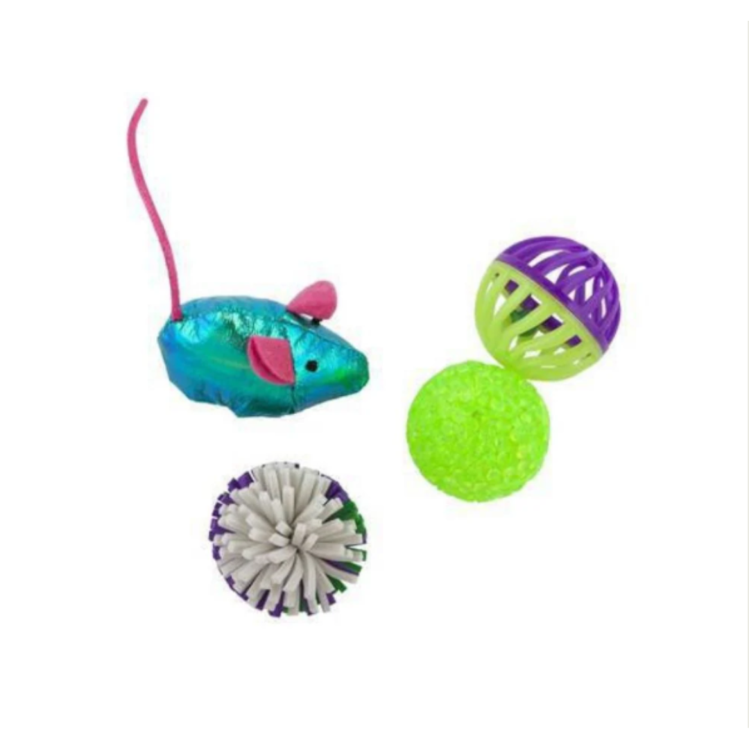Pawise Assorted Cat Toys 4 Pieces