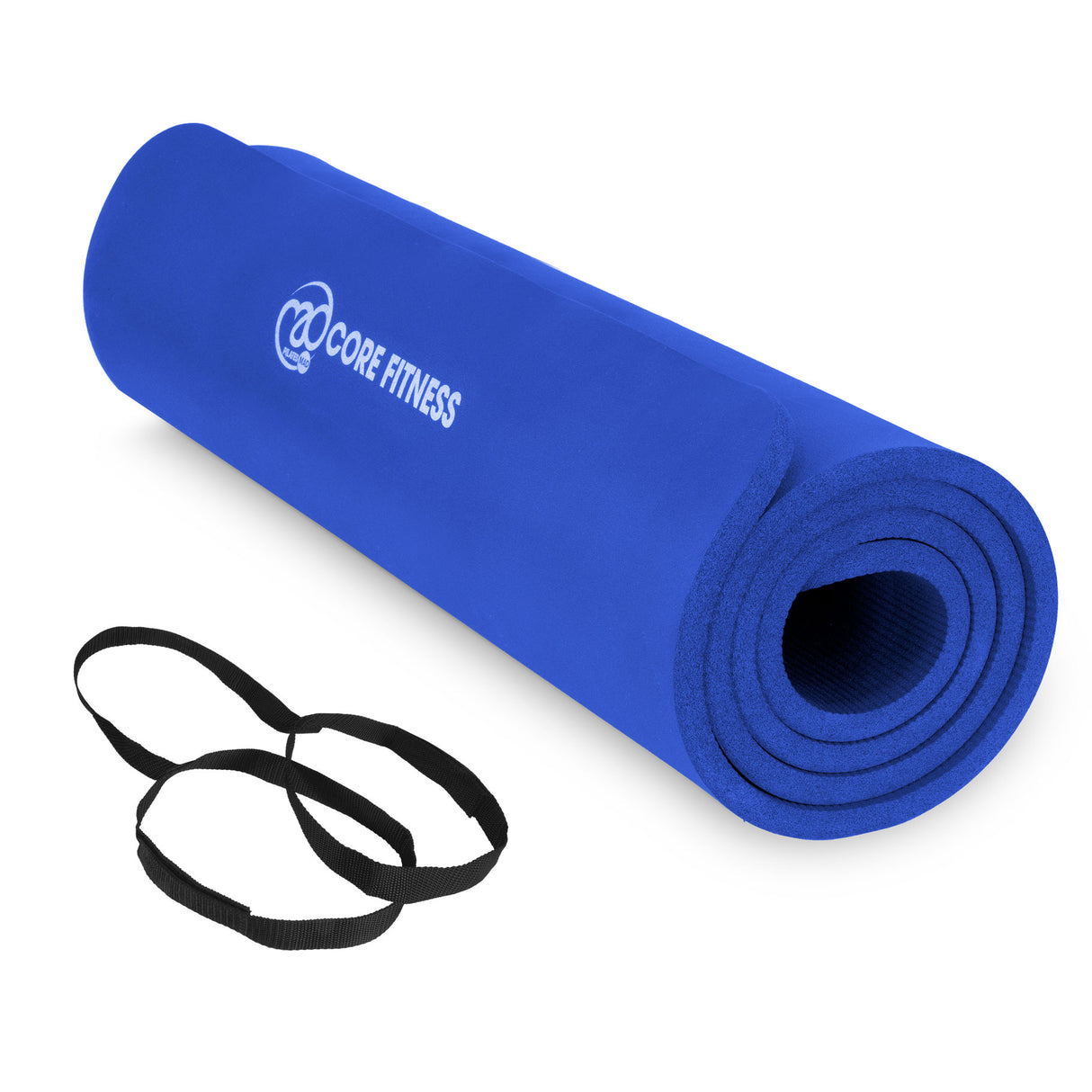 Pilates-Mad Core Fitness Mat 10mm Blue