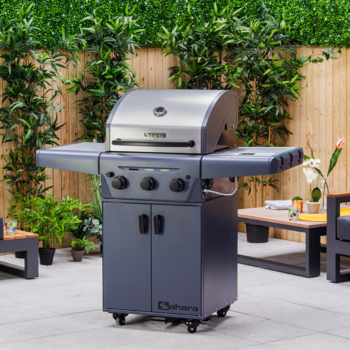 Sahara Performer 3 burner Gas BBQ