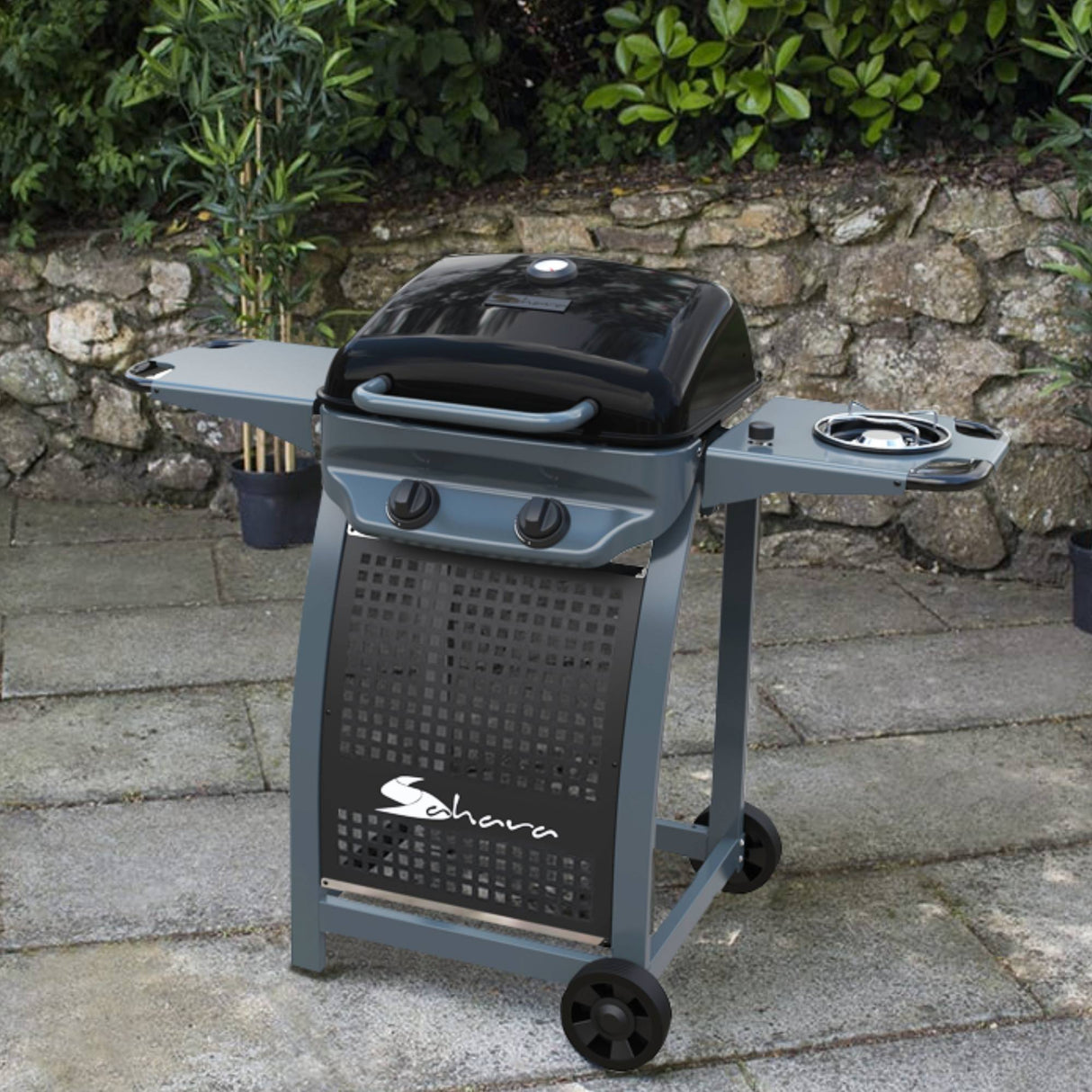 Sahara X150 2 burner bbq black