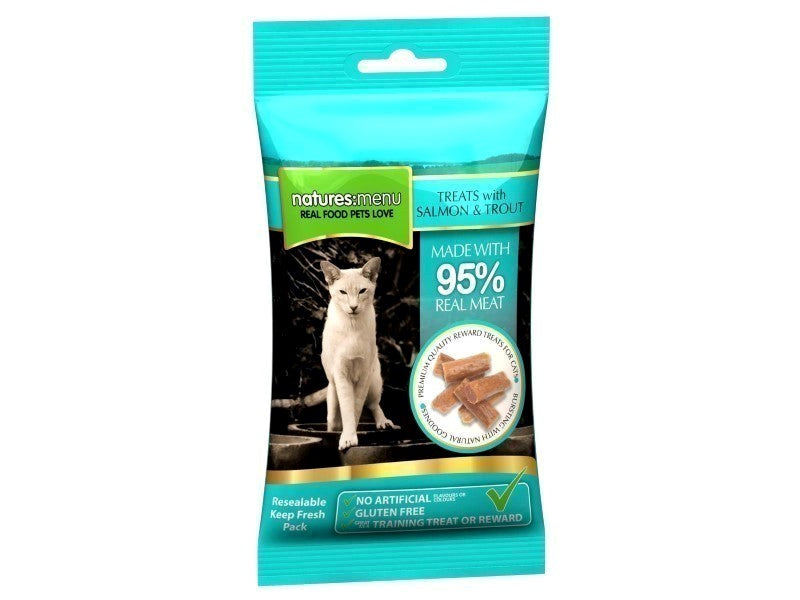 Natures Menu Cat Treats Salmon & Trout 60g