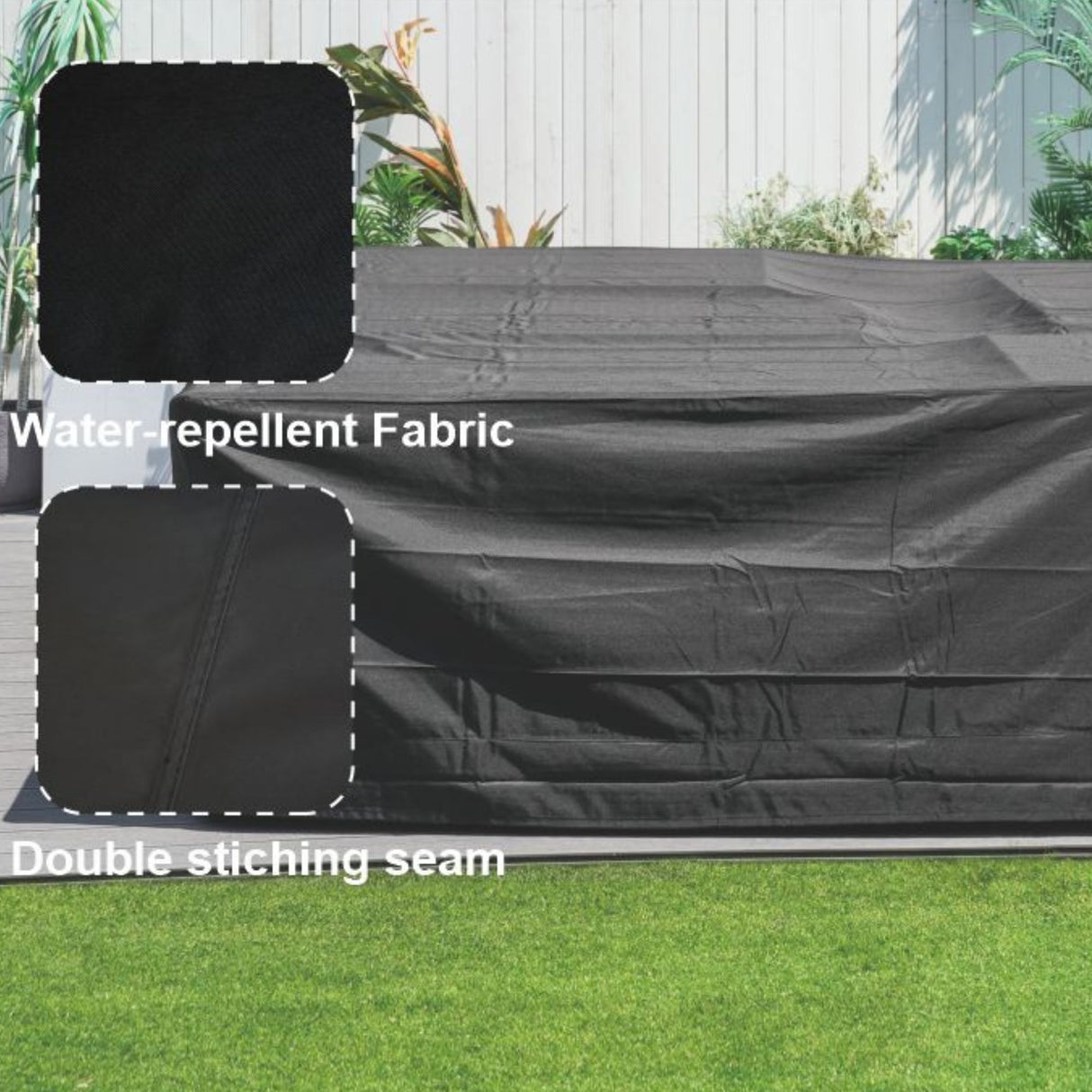 Square Garden Furniture Cover - Medium - 230cm X 230cm