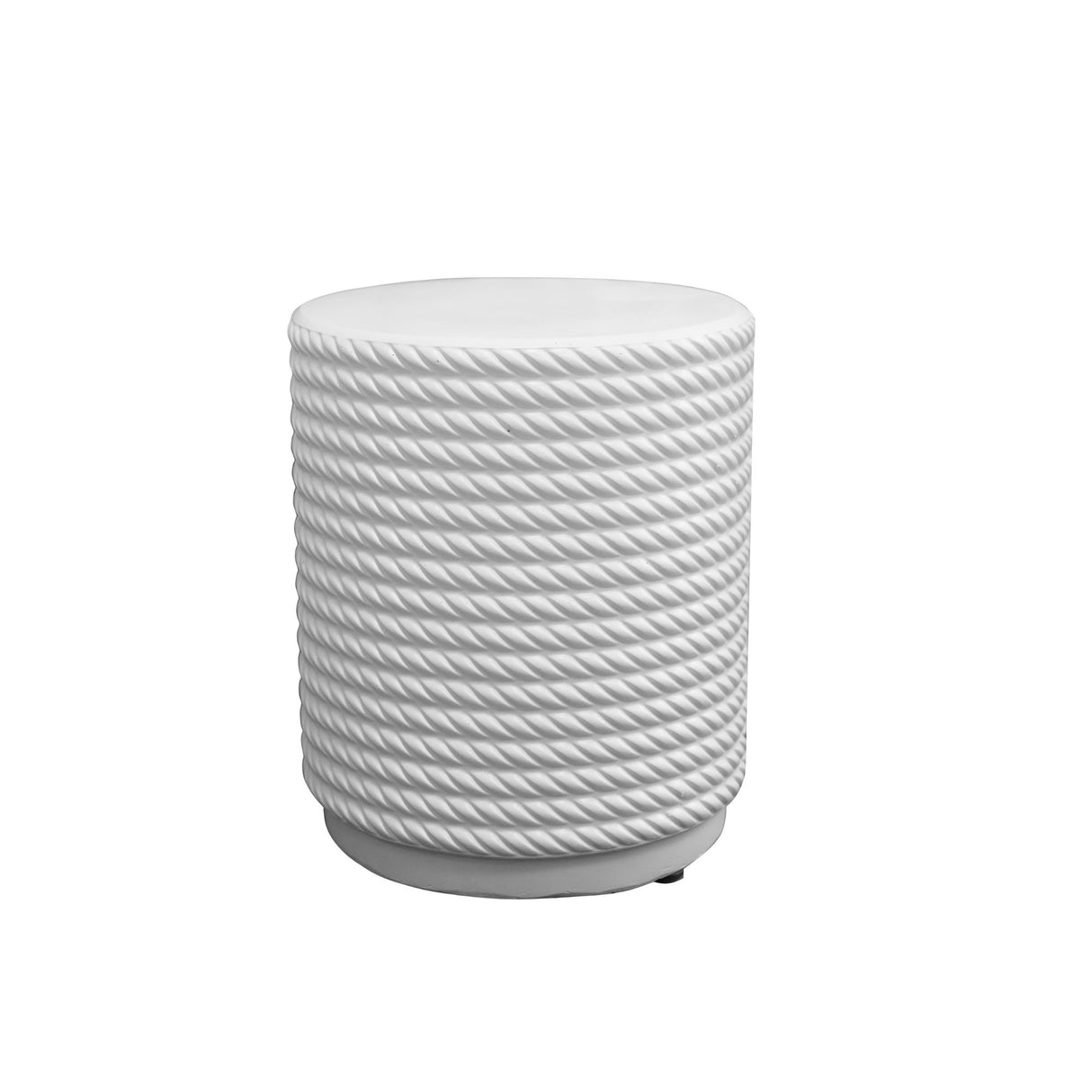 Outdoor Patio Side Table - White