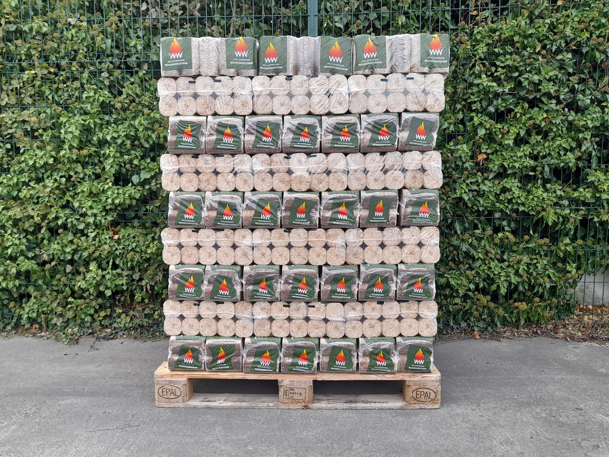 WillowWarm briquettes - 116 Packs
