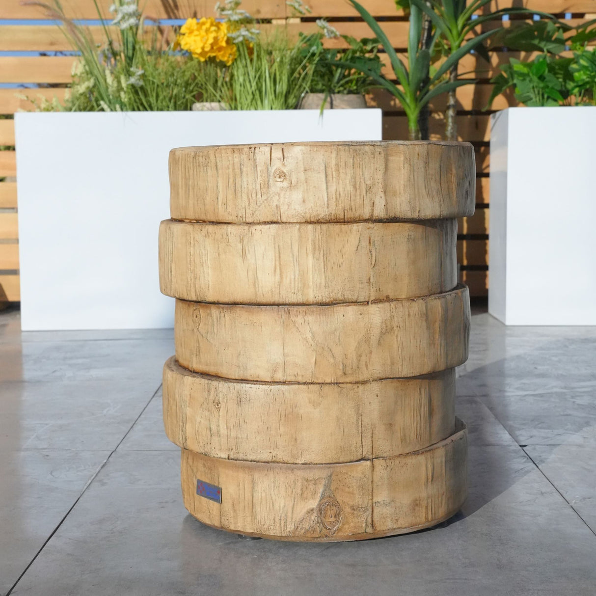 Wood Effect Side Table
