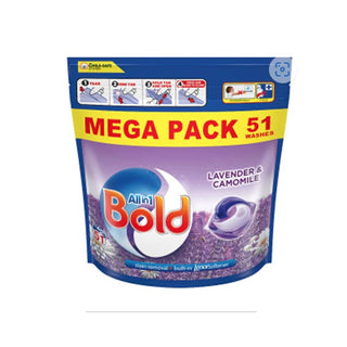 Bold All in 1 Lavender and Camomile Pods Mega Pack-51 Washes