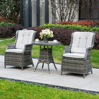 2 Seater Outdoor Dinning Set Grey