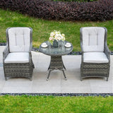 2 Seater Outdoor Dinning Set Grey