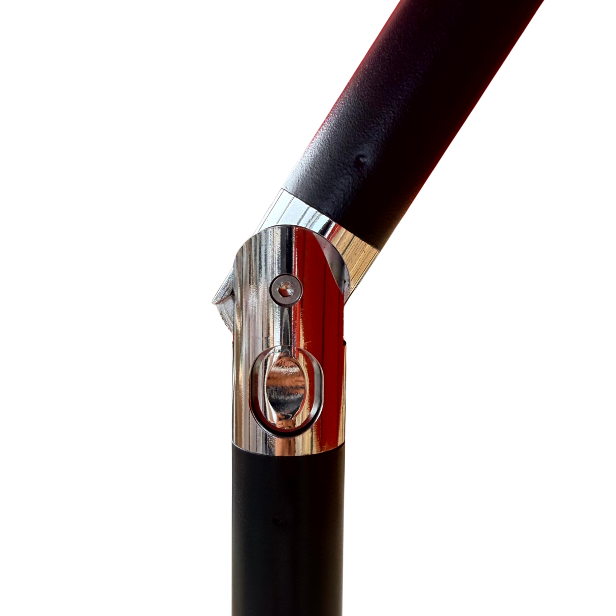 2.7m Aluminium Parasol with Tilt & Crank In Red