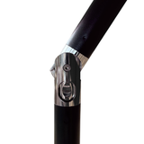 2.7m Aluminium Parasol with Tilt & Crank in Black