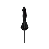 2.7m Aluminium Parasol with Tilt & Crank in Black
