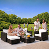 Miami Rattan Outdoor Sofa Set
