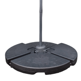 3m Deluxe Cantilever Parasol With Base in Green