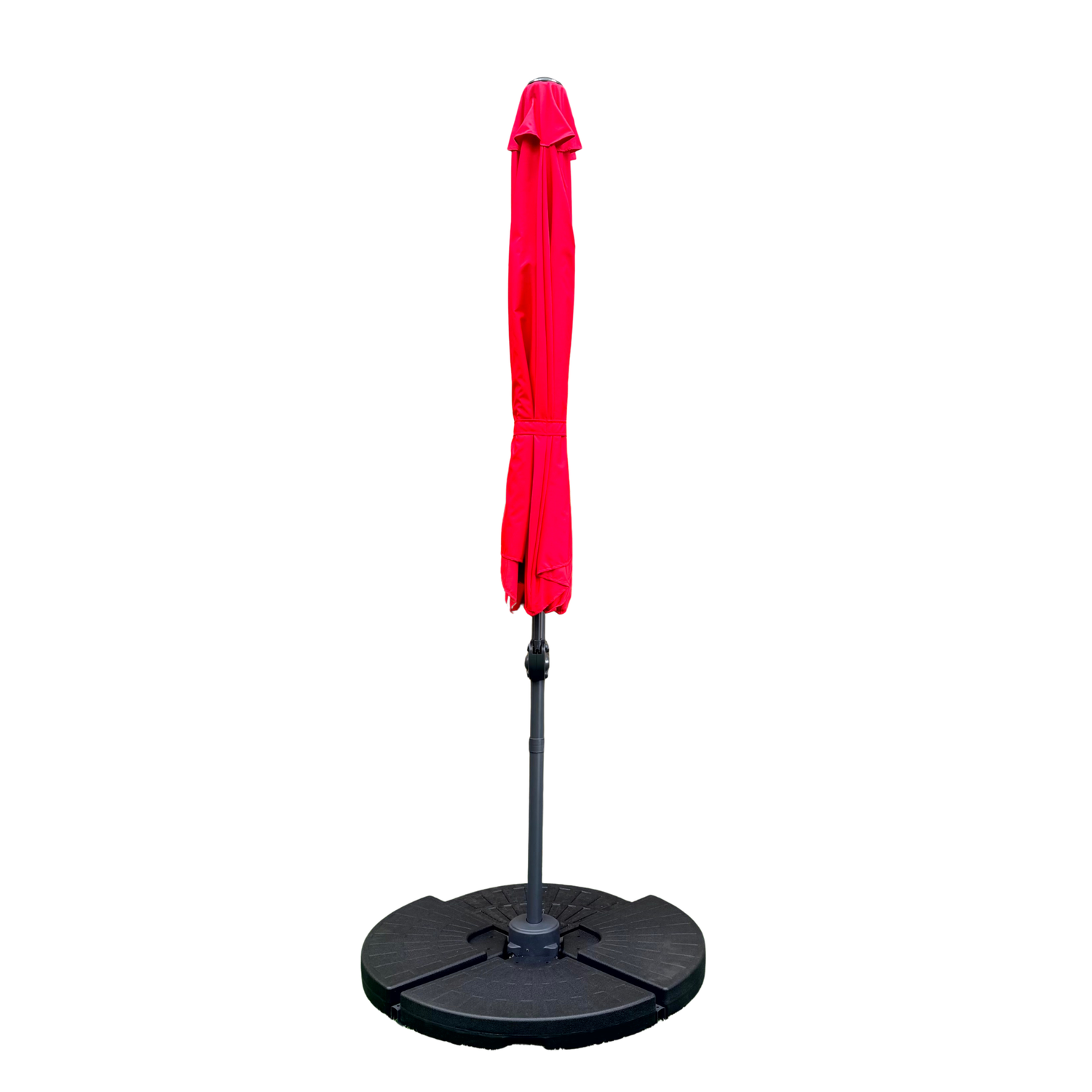 3m Deluxe Cantilever Parasol With Base in Red