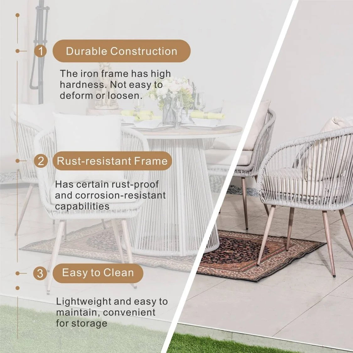 4 Seater Outdoor Dining Set