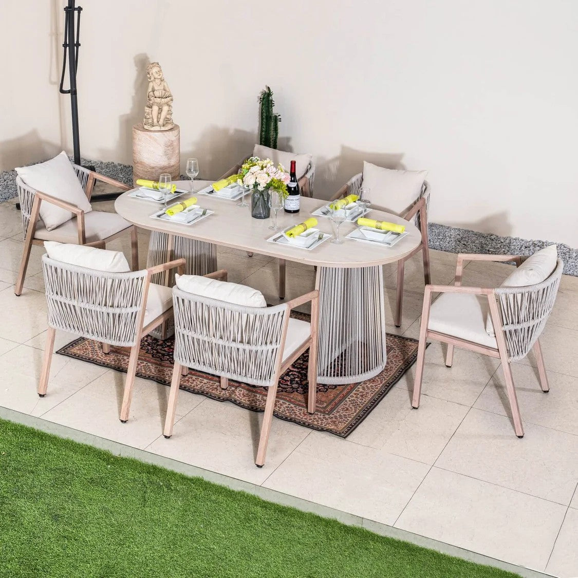 6 Seater Garden Dining Set