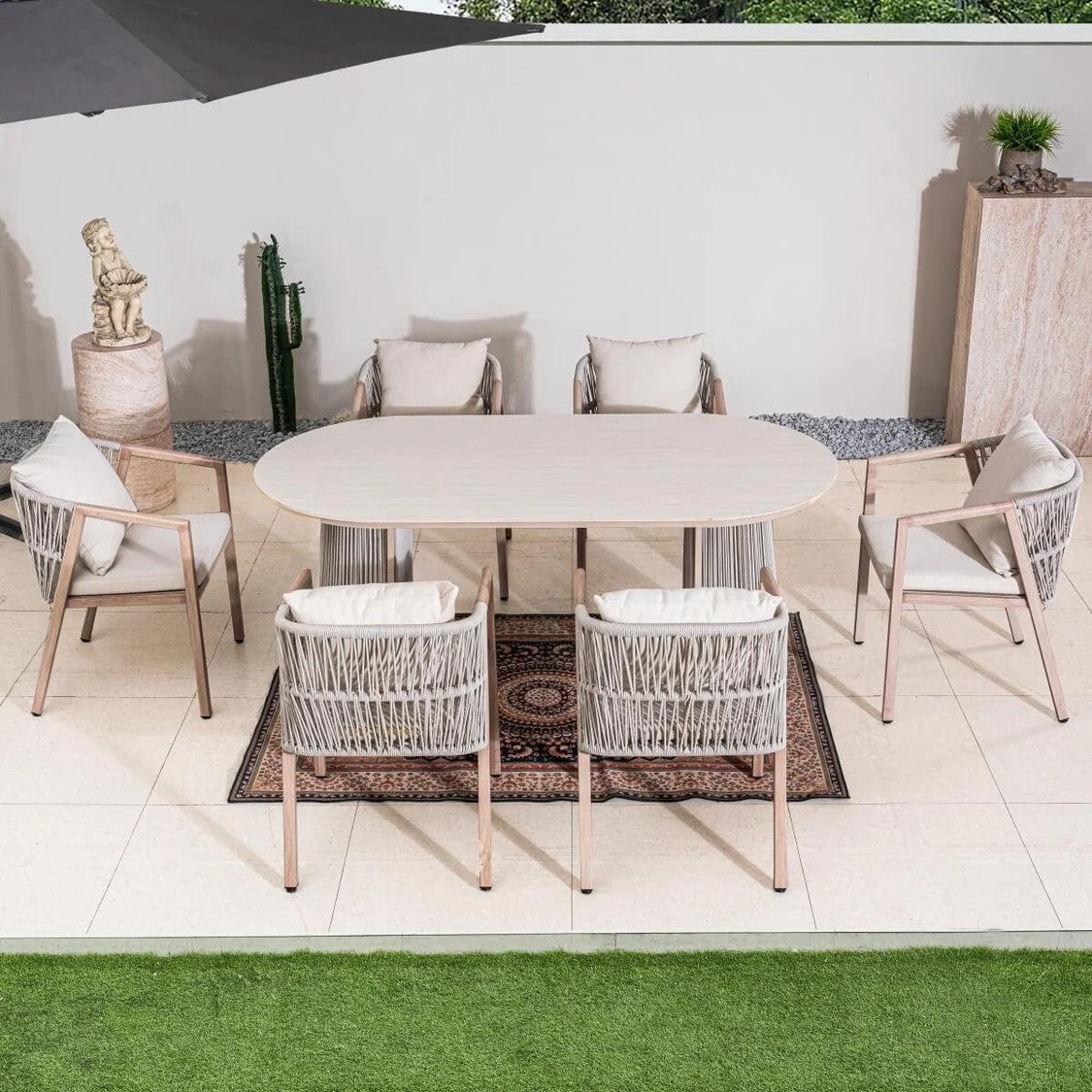 6 Seater Garden Dining Set