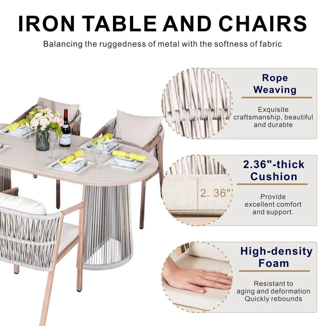 6 Seater Garden Dining Set
