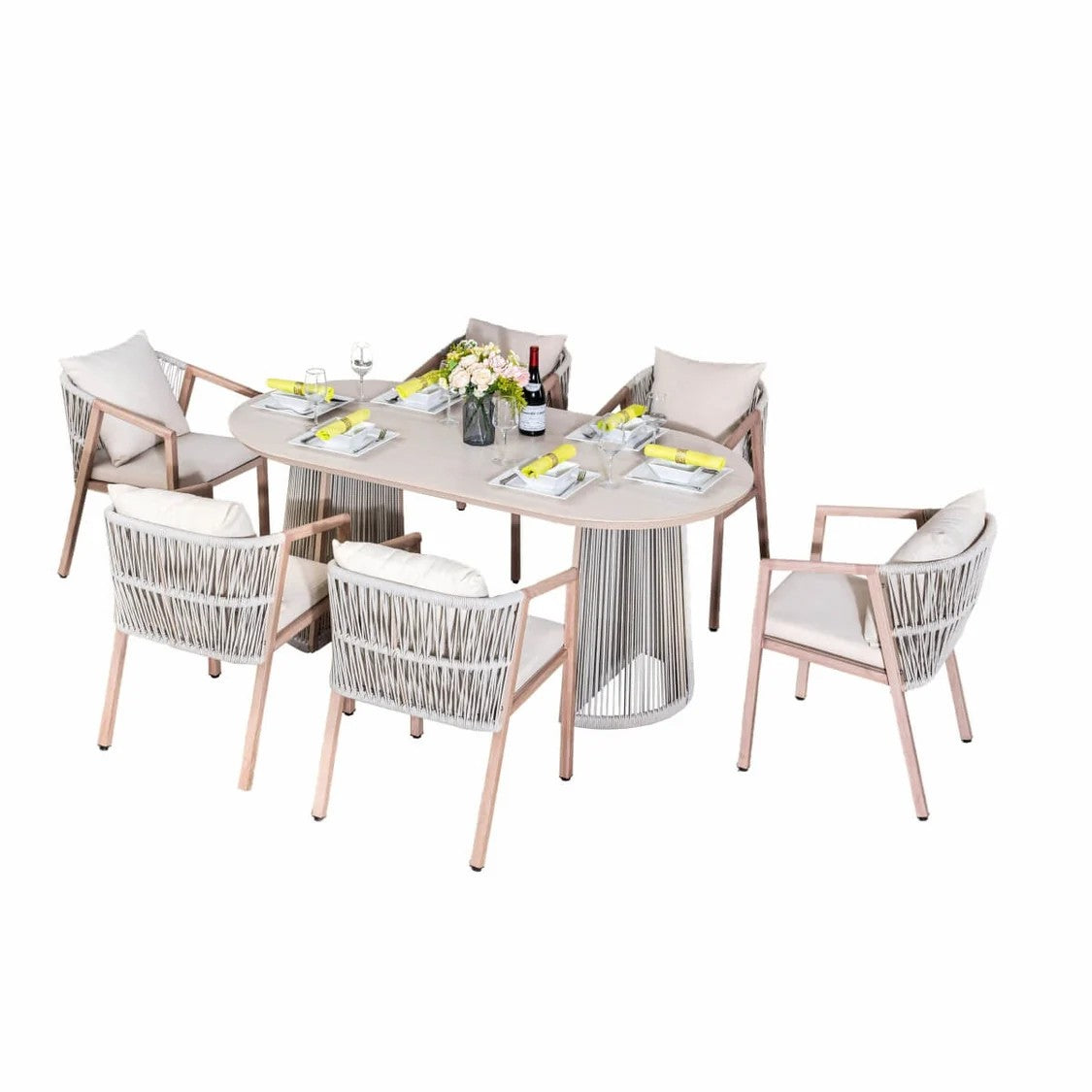 6 Seater Garden Dining Set