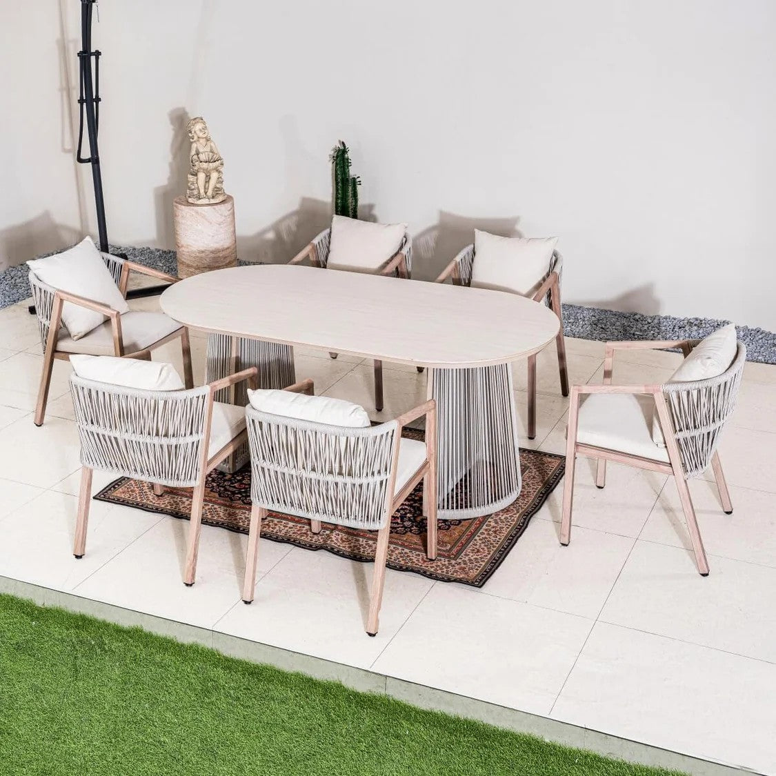 6 Seater Garden Dining Set