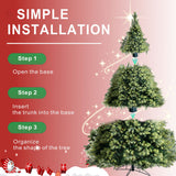 7ft Pre-Lit Artificial Christmas Tree - Icelandic