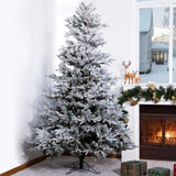 7ft Snowflocked Artificial Christmas Tree