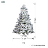 7ft Snowflocked Artificial Christmas Tree