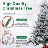 7ft Snowflocked Artificial Christmas Tree