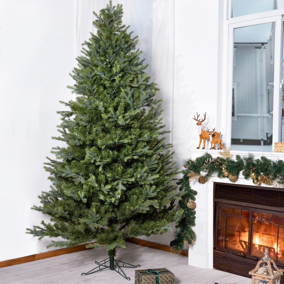 8ft Artificial Christmas Tree - Blue Spruce