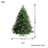 8ft Artificial Christmas Tree - Grand Fir