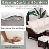 9 Seater Aluminium Firepit Sofa Set