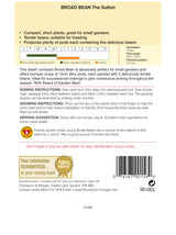 Thompson & Morgan - Broad Bean The Sutton