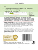 Thompson & Morgan - Herb Oregano Seeds