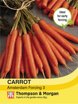 Thompson & Morgan - Carrot Amsterdam Forcing 3 Seeds