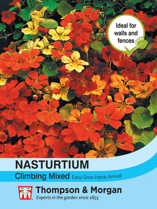Thompson & Morgan - Nasturtium Climbing Mixed Seeds