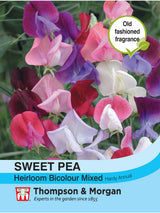 Thompson & Morgan - Sweet pea Heirloom Bicolour Mix Seeds