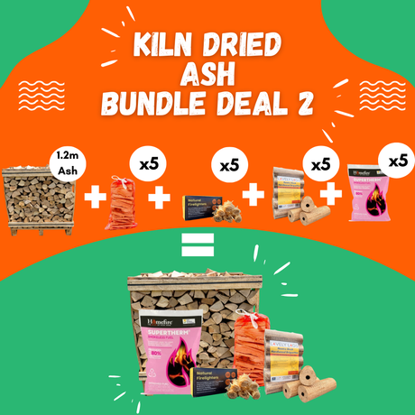 Kiln Dried Ash Firewood Bundle Deal 2